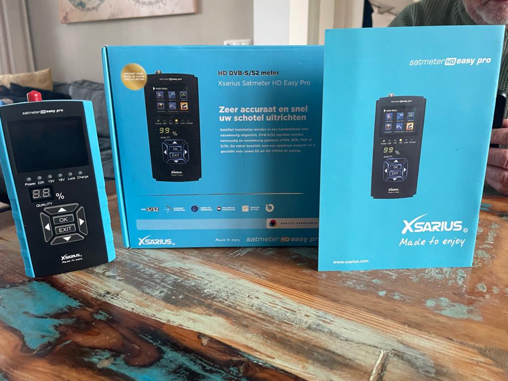 Xarius Satmeter HD Easy Pro - Satellietmeter, Ophalen of Verzenden, Nieuw, (Schotel)antenne, Overige merken