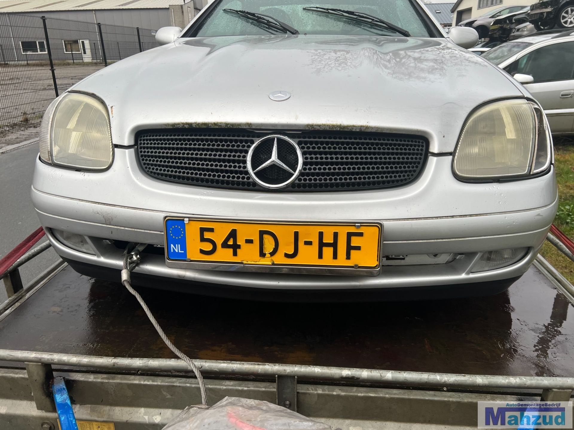 MERCEDES SLK R170 ZILVER 744 voorbumper 1996-2000, Auto-onderdelen, Gebruikt, Mercedes-Benz AG, Mercedes-Benz, Ophalen of Verzenden