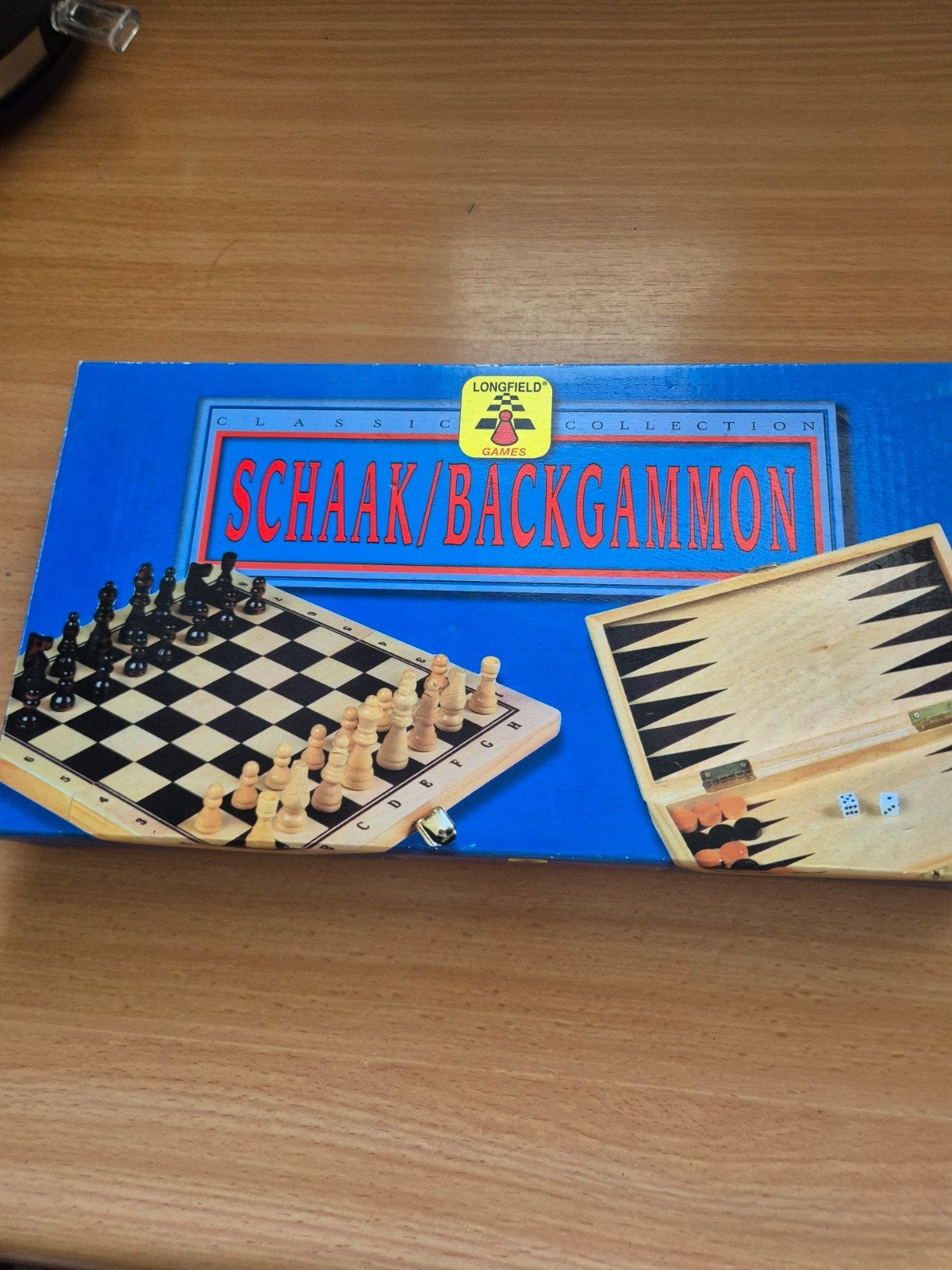 Schaak/Backgammon Reisspel - Longfield Classic Collection, Ophalen