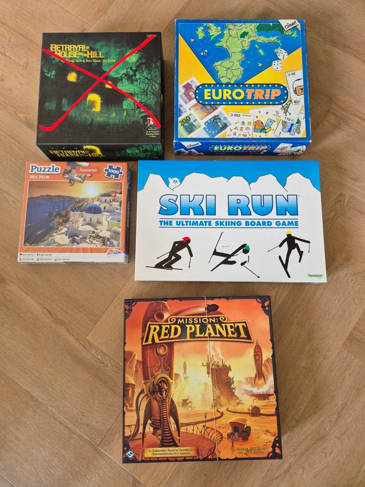 3 Bordspellen + 1 Puzzel, Vijf spelers of meer, Ophalen of Verzenden, Zo goed als nieuw