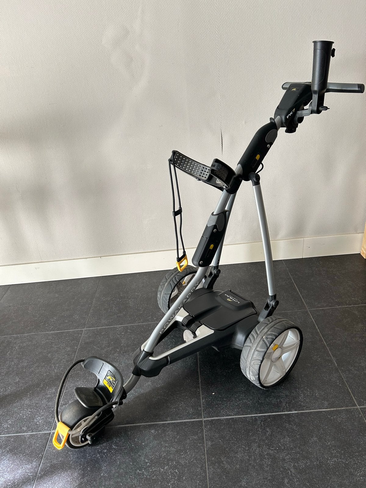 Powakaddy elektrische golftrolley (accu waarschijnlijk stuk), Ophalen, Gebruikt, Golfkar, Overige merken