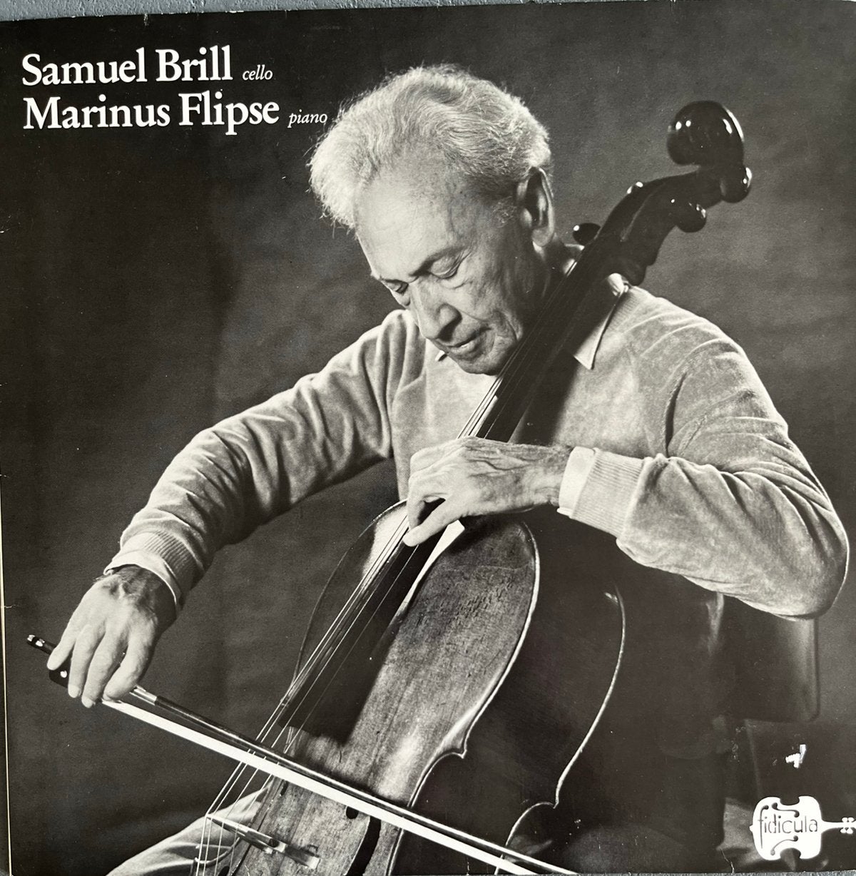 lp klassiek elpee vinyl Samuel Brill Bach cello suite ea, Ophalen, Overige typen, Zo goed als nieuw, 12 inch