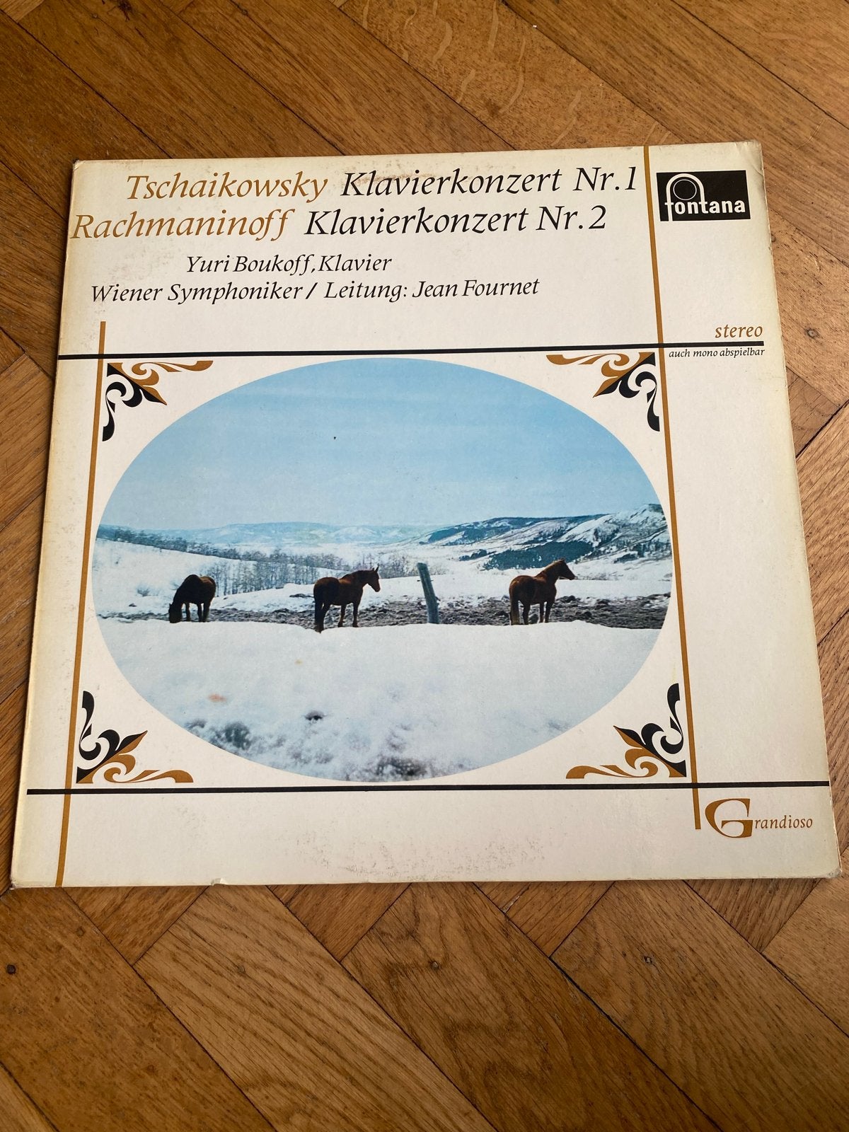 Tschaikowsky & Rachmaninoff Pianoconcerten - Fontana LP, Gebruikt, Soloconcert, Ophalen of Verzenden, Romantiek