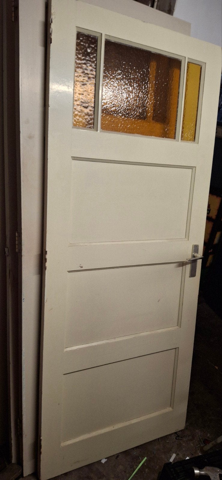 6 paneeldeuren, Doe-het-zelf en Verbouw, Deuren en Horren, Ophalen, Gebruikt, Binnendeur, 200 tot 215 cm