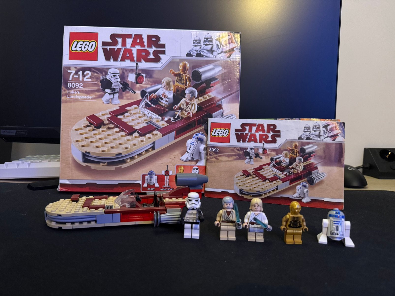 LEGO Star Wars 8092 Luke’s Landspeeder Compleet, Star Wars, Lego, Ophalen of Verzenden, Zo goed als nieuw