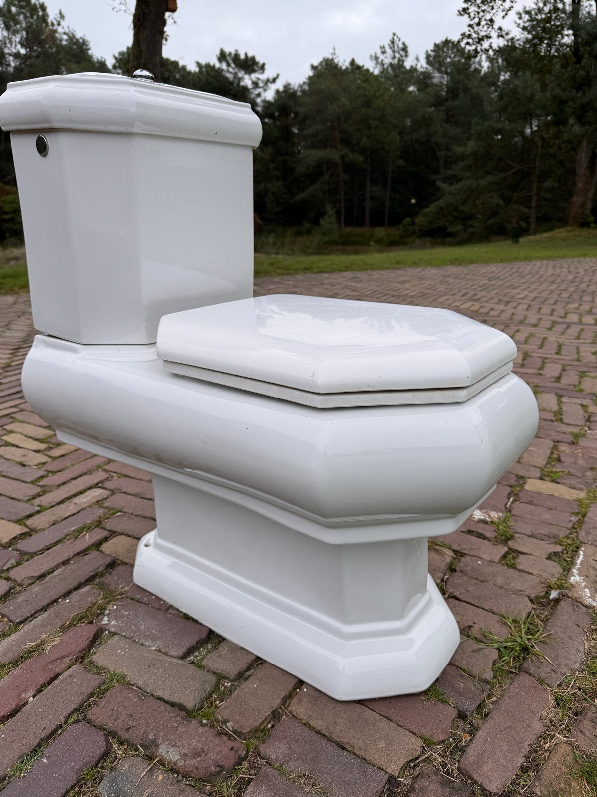 Villeroy & Boch toilet uit de jaren '90 - Wit keramiek, Ophalen, Gebruikt, Steen, Toilet