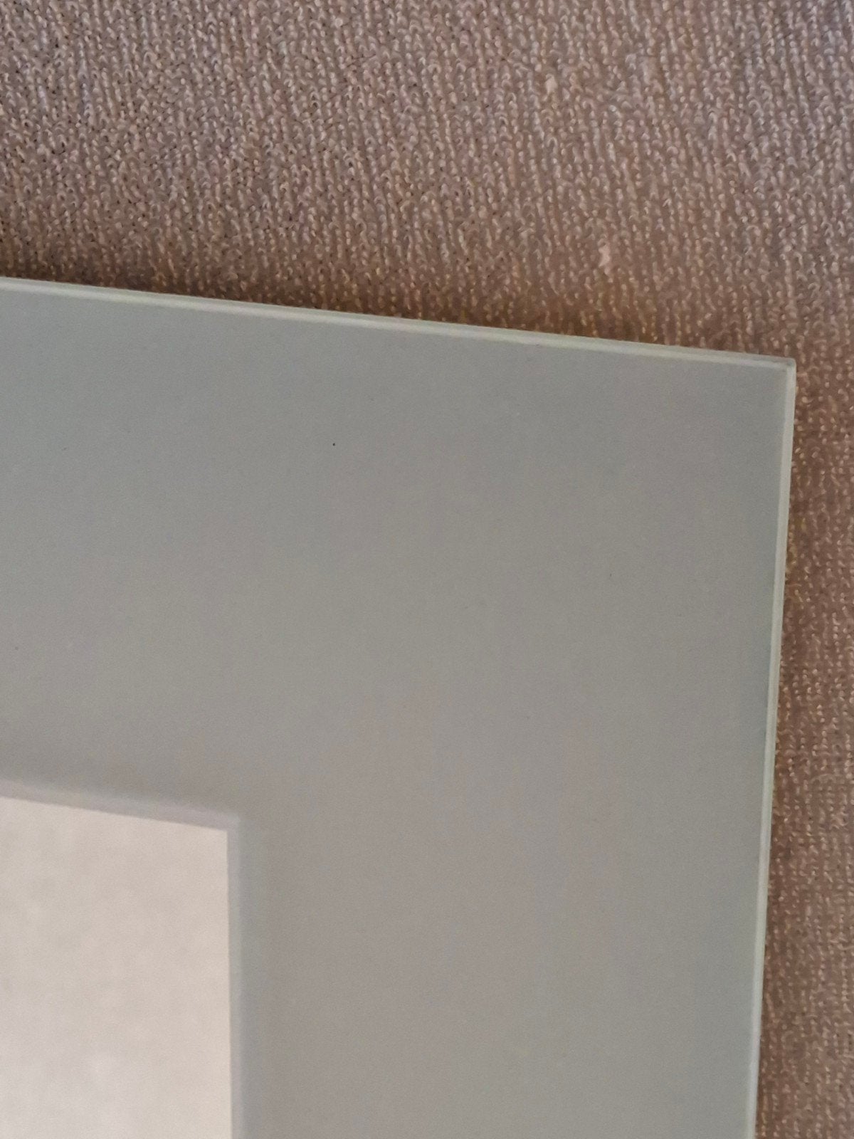 Plieger spiegel 40x40 cm met zeefdruk kader, Ophalen, Minder dan 50 cm, Vierkant, Nieuw