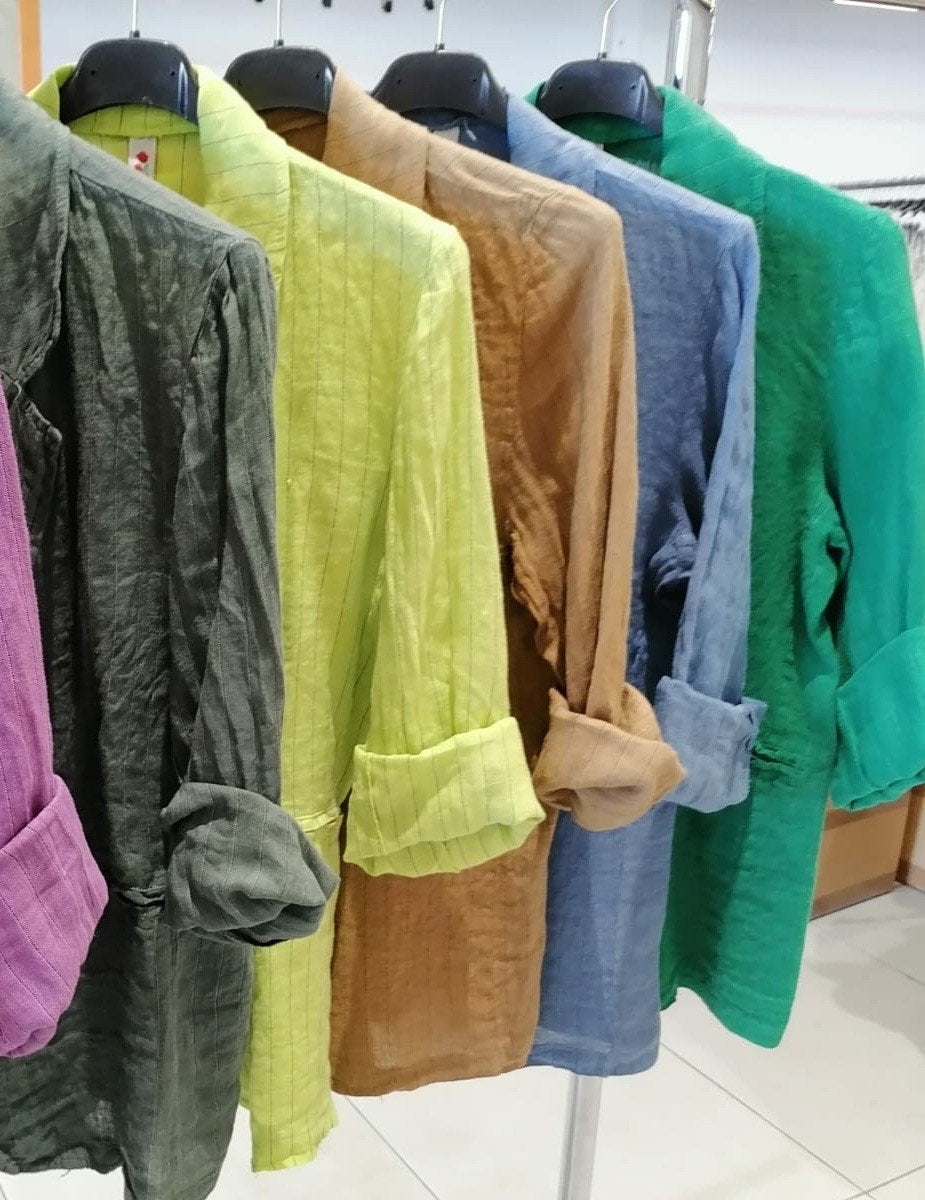 5 Nieuwe linnen blazers in diverse kleuren, Onbekend, Ophalen of Verzenden, Nieuw