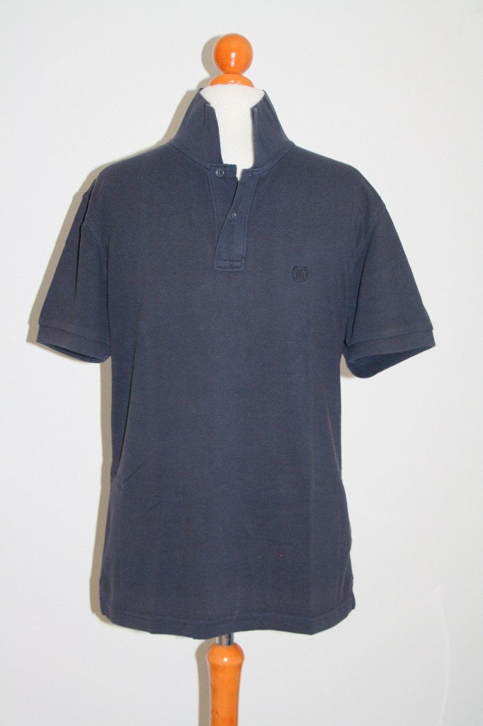 Biaggini polo donkerblauw heren maat M, Biaggini, Ophalen of Verzenden, Zo goed als nieuw, Maat 48/50 (M)