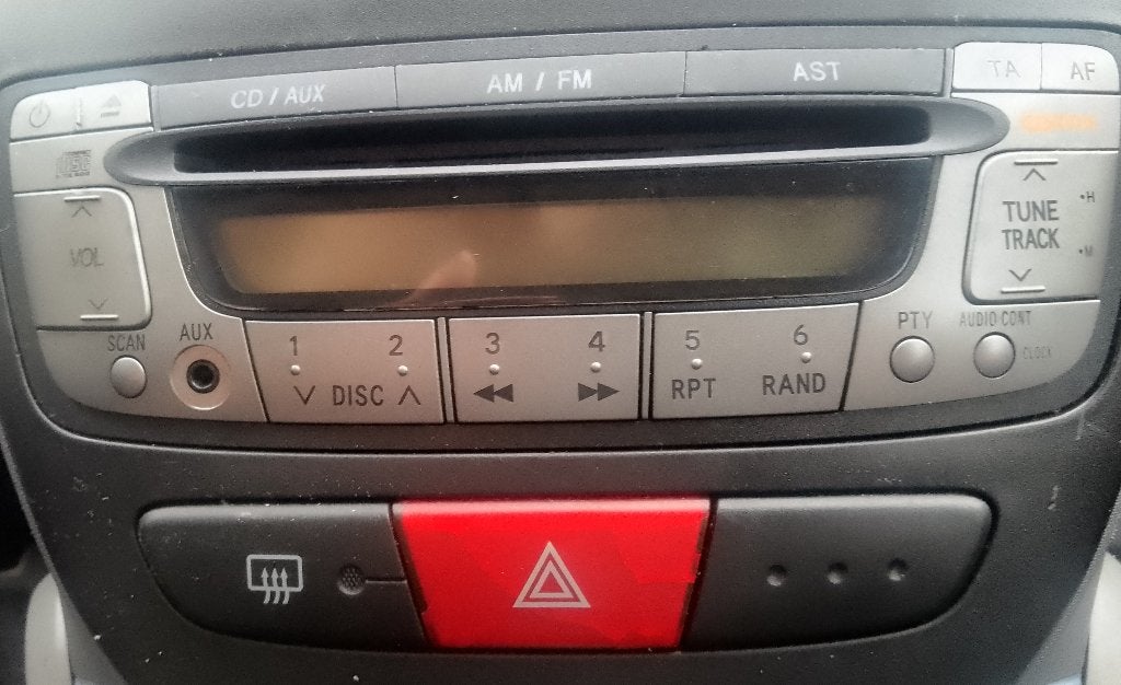 Aygo autoradio, Ophalen of Verzenden, Gebruikt