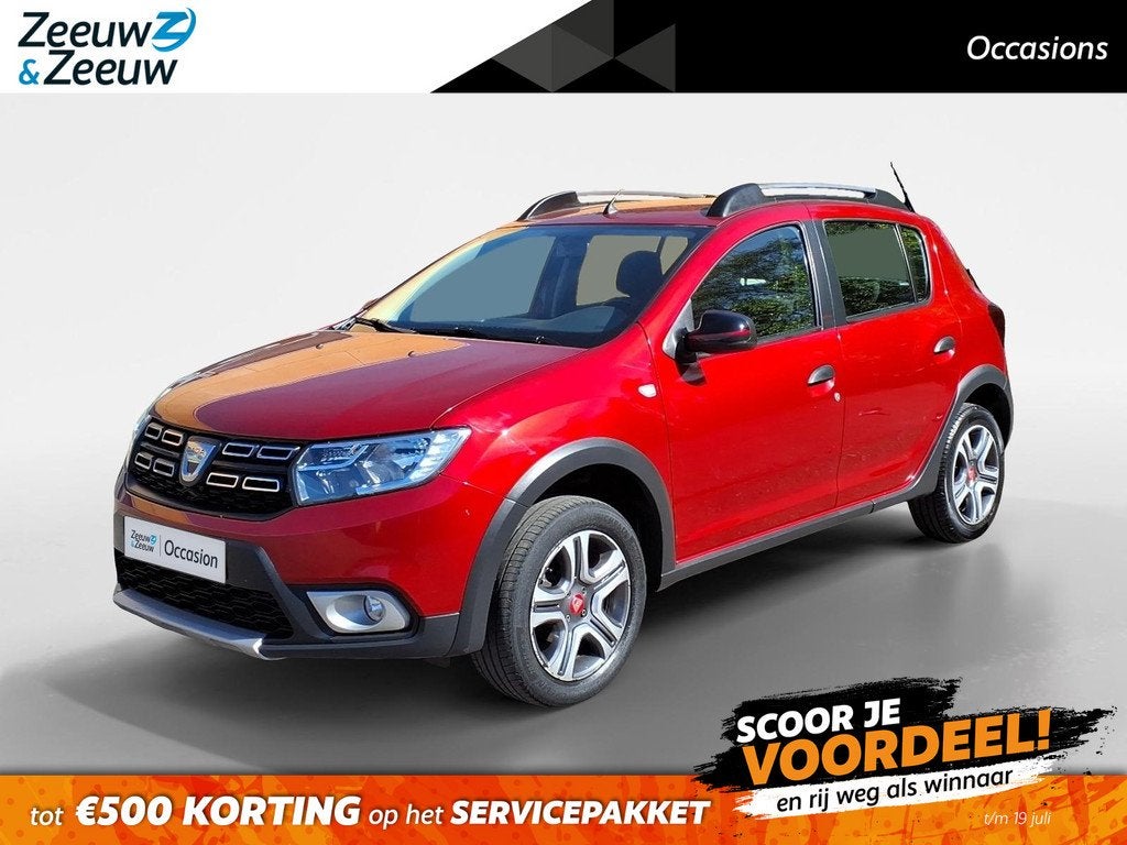 Dacia Sandero 0.9 TCe Tech Road Trekhaak | Navigatie | Pdc e, Auto's, Dacia, Bedrijf, Te koop, Sandero, ABS, Airbags, Airconditioning