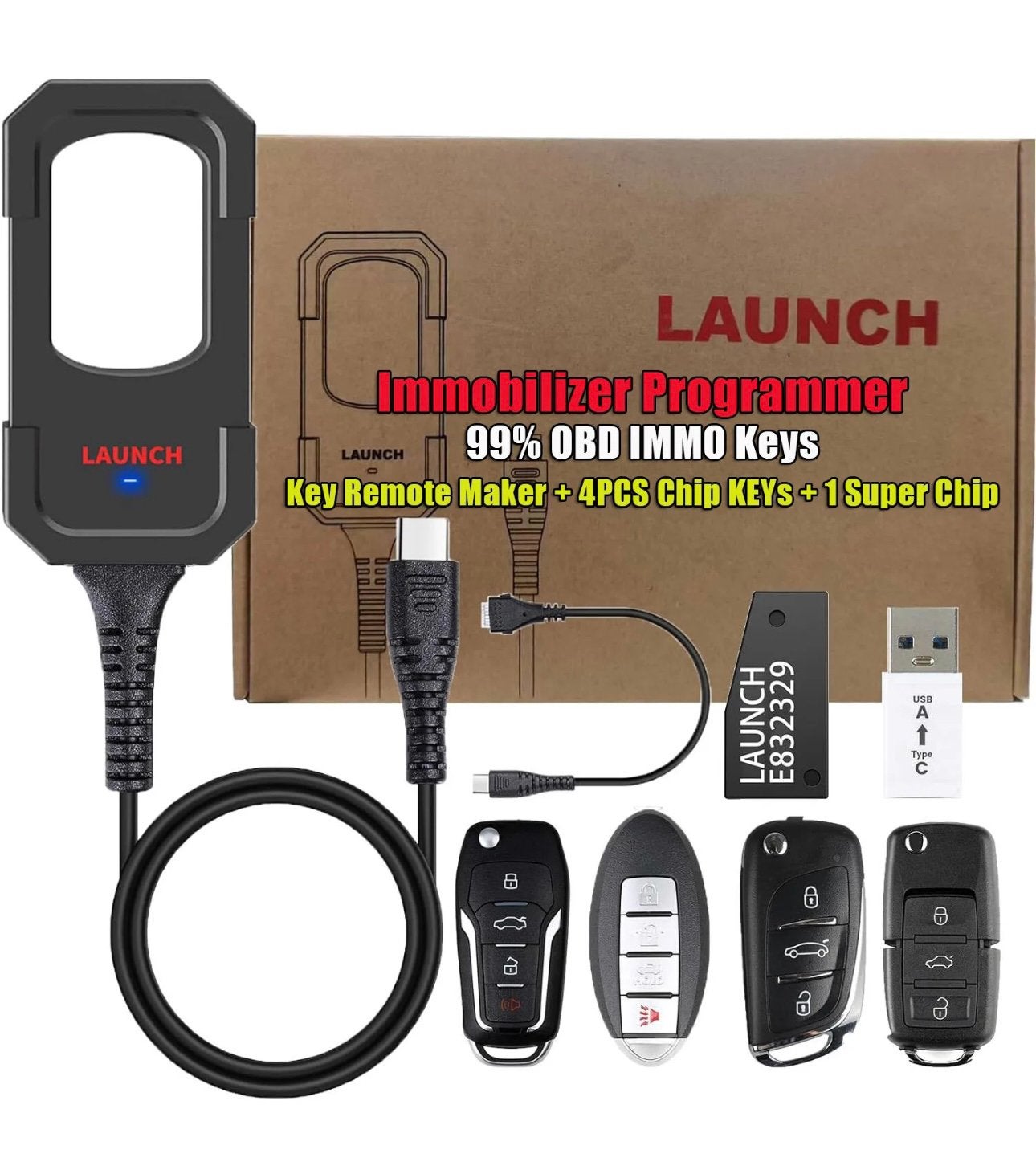 Launch X431 Key Programmer Remote Maker, Ophalen of Verzenden