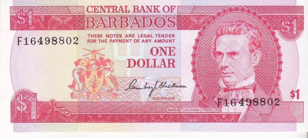CENTRAL BANK BARBADOS, Ophalen of Verzenden, Euro's