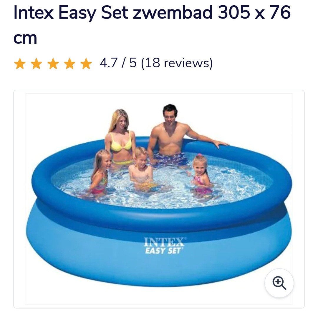 Zwembad incl. accessoires: filterpomp, chloor, pH-regelaars, Tuin en Terras, Zwembaden, Gebruikt, Minder dan 80 cm, Overige typen
