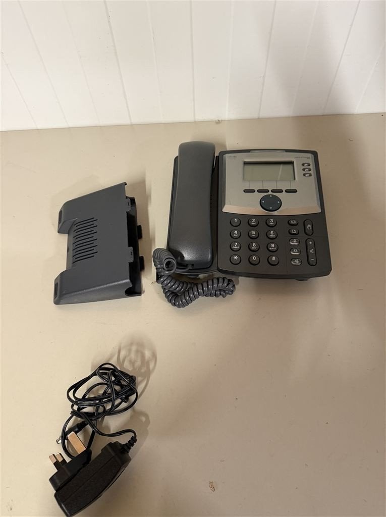 vaste telefoon - Cisco spa303 3-lin sip telefoon, Ophalen of Verzenden, Zo goed als nieuw