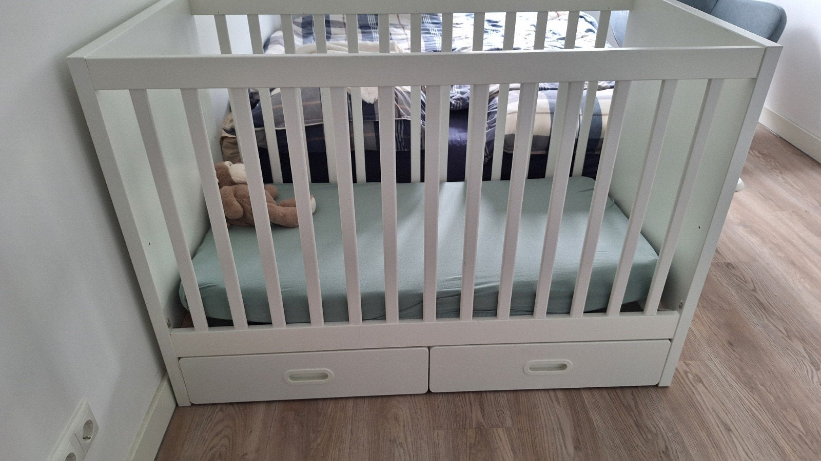 Ikea Stuva ledikant incl lades en matras, Ophalen, Gebruikt, Jongetje of Meisje