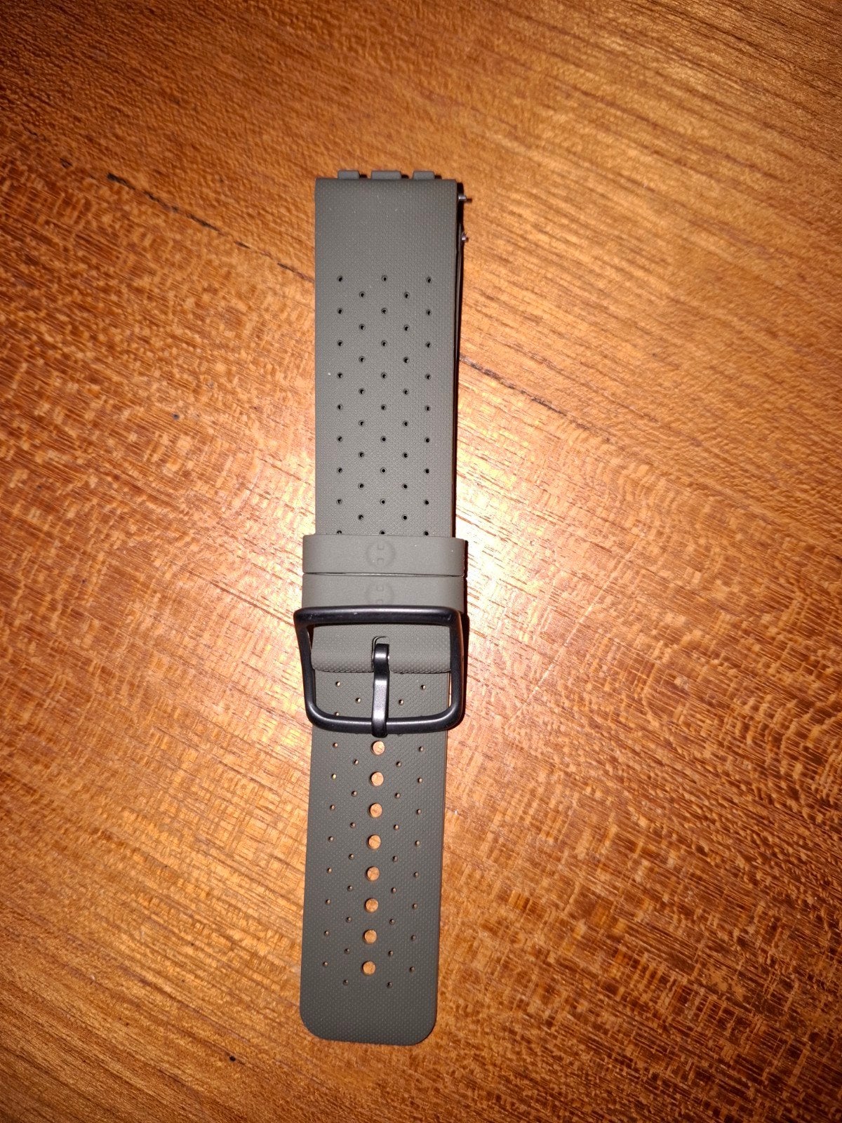 Donkergroen Garmin horlogebandje met veerpin 22mm, Ophalen of Verzenden, Nieuw