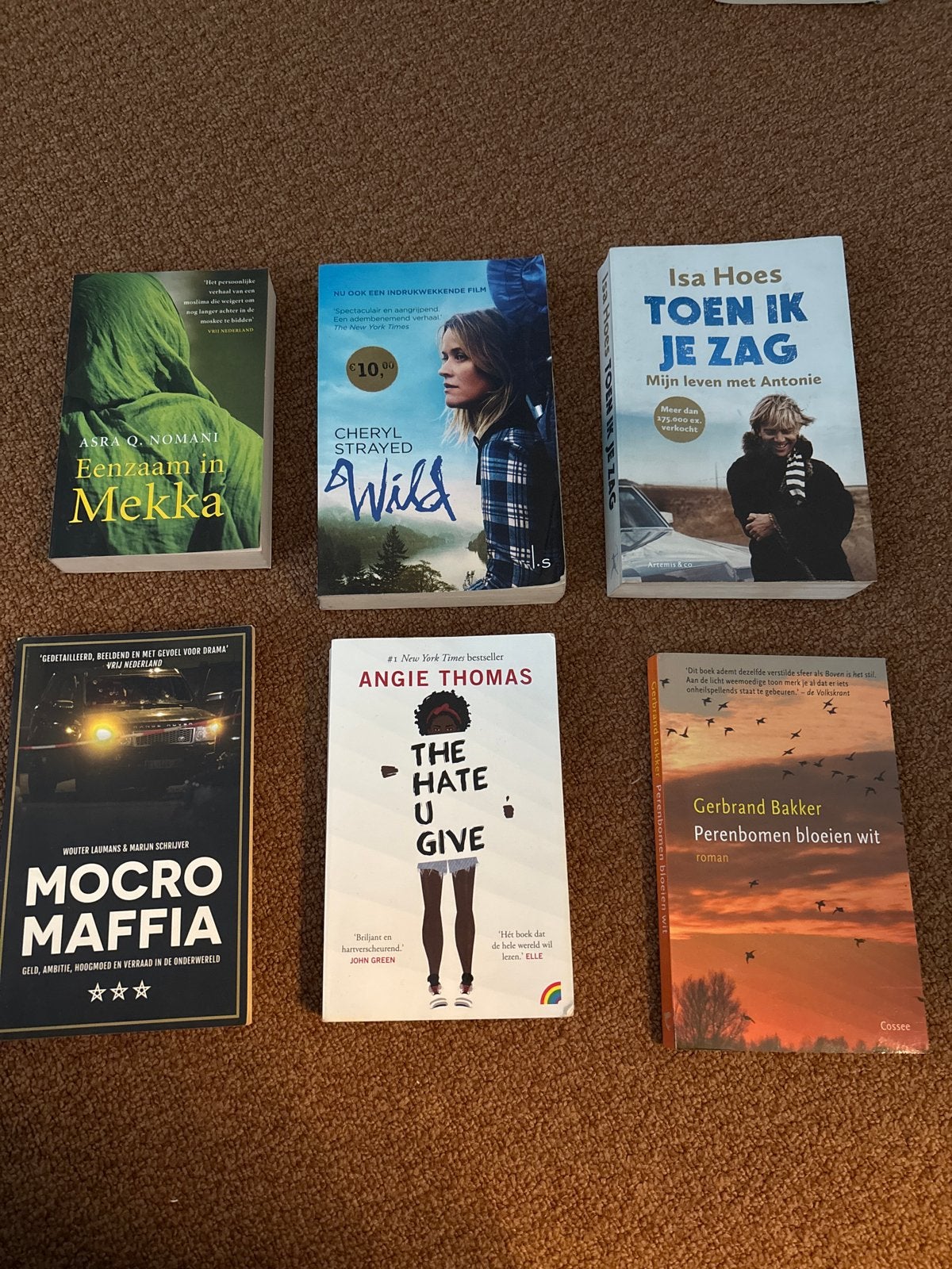 Diverse boeken: Mocro Maffia, Wild, The Hate U Give en meer, Ophalen of Verzenden, Gelezen