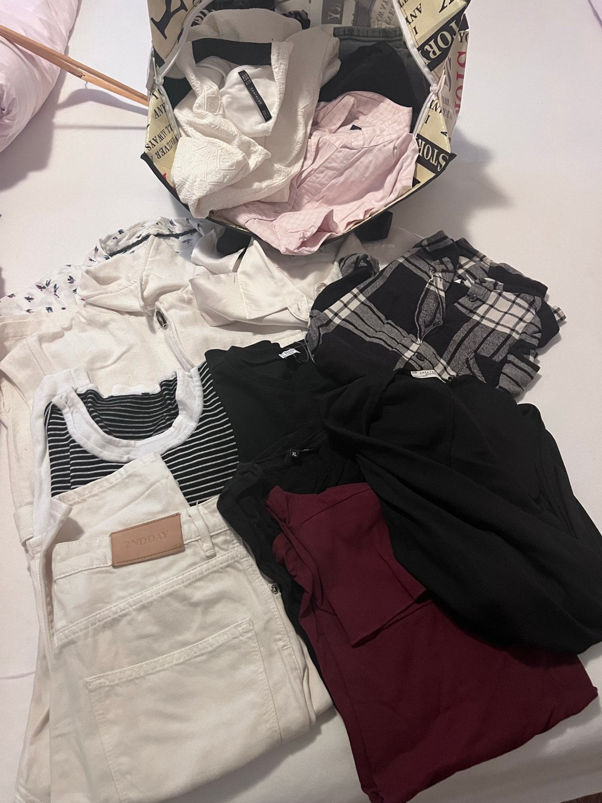 Kledingpakket dames 30 stuks kleding maat S en M, Ophalen of Verzenden, Gedragen, Maat 36 (S)
