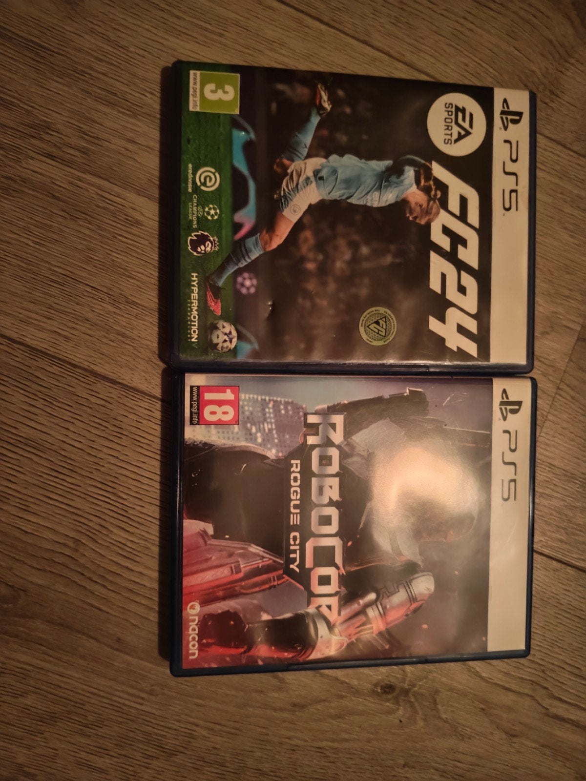 Robocop rogue city,fc24 ps5, Ophalen of Verzenden, Zo goed als nieuw