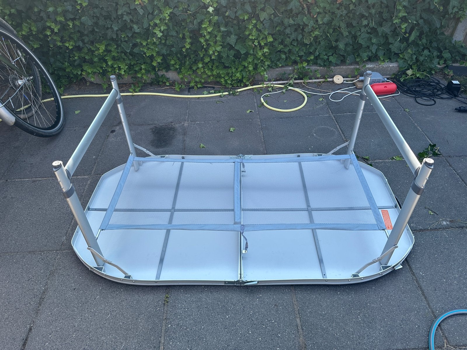 Obelink Elba campingtafel 150x80x70 cm, Ophalen, Gebruikt, Campingtafel