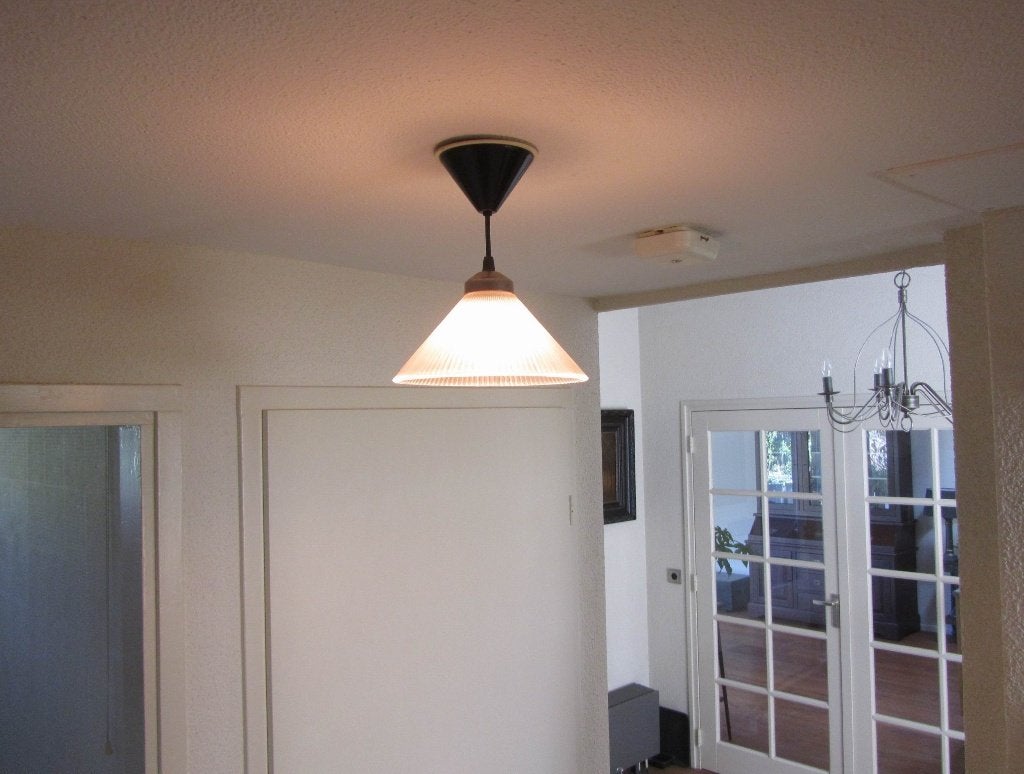 Fraaie Retro jaren 50 ganglamp hanglamp, Antiek en Kunst, Ophalen of Verzenden