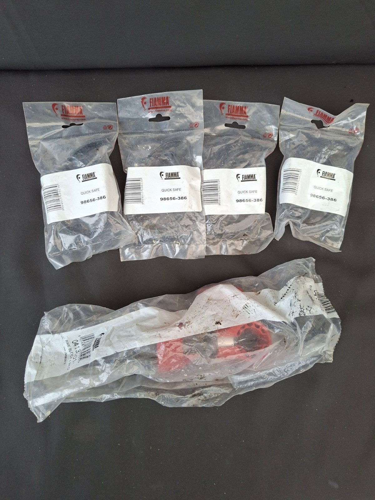 fiamma fietsklemmen bike block red 1set, Ophalen of Verzenden, Nieuw, Fietsendrager-accessoire