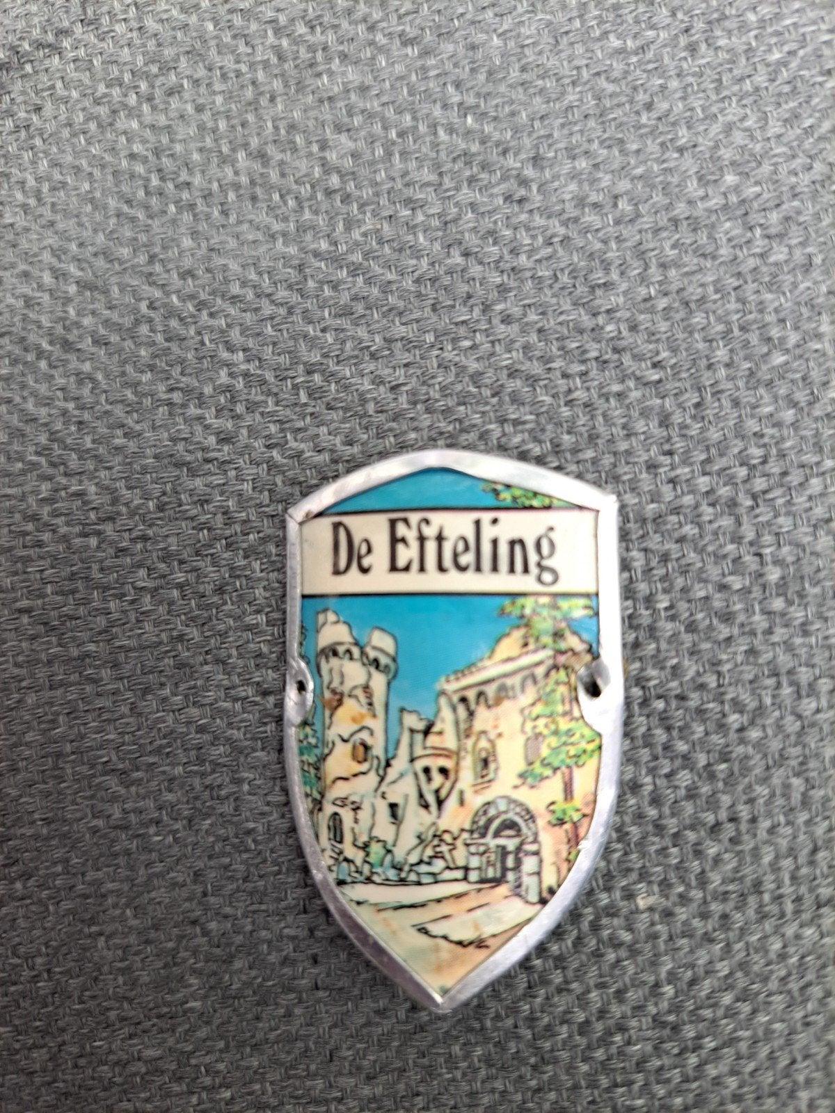 Efteling Spookslot wandelstok plaatje - Vintage, Ophalen of Verzenden, Gebruikt, Overige typen
