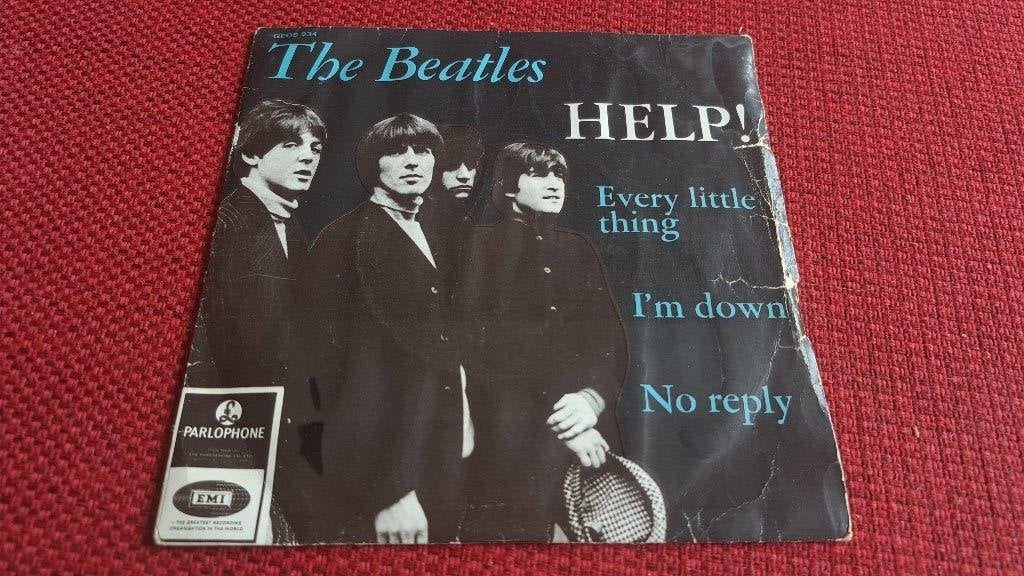 Beatles Help! EP Denemarken, Cd's en Dvd's, Ophalen of Verzenden, Gebruikt, Pop, EP