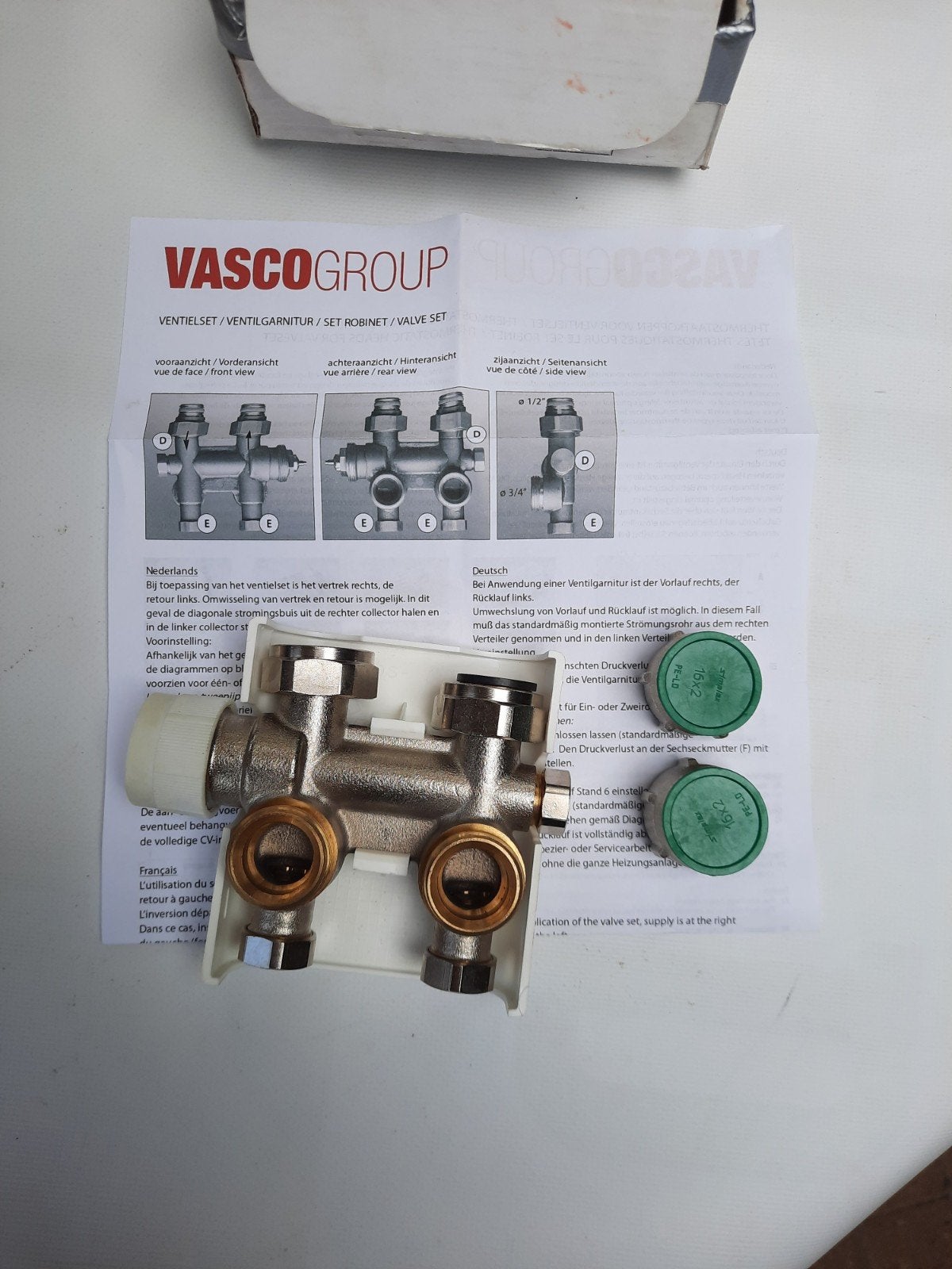 Haakse aansluiting voor design radiator Vasco, Ophalen of Verzenden, Nieuw, Overige typen