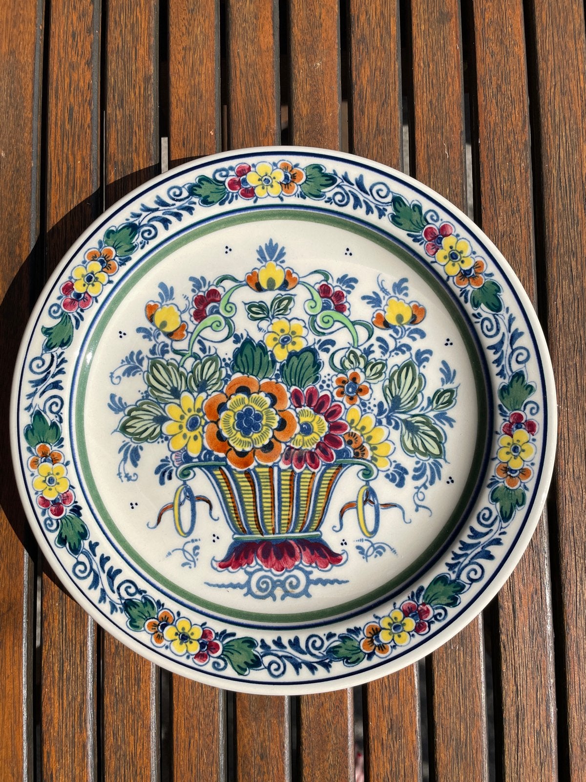 Prachtig Delfts Blauw Sierbord - Handwerk Holland, Ophalen of Verzenden