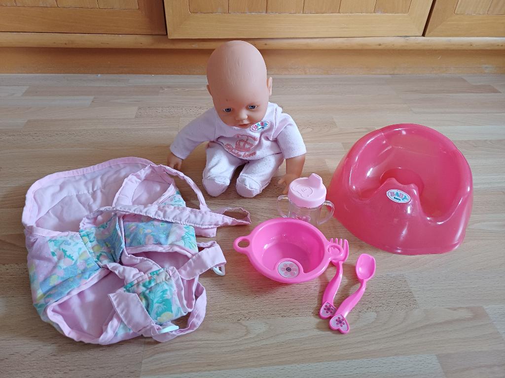 Babyborn van Zapf poppen set, Verzenden, Zo goed als nieuw, Babypop