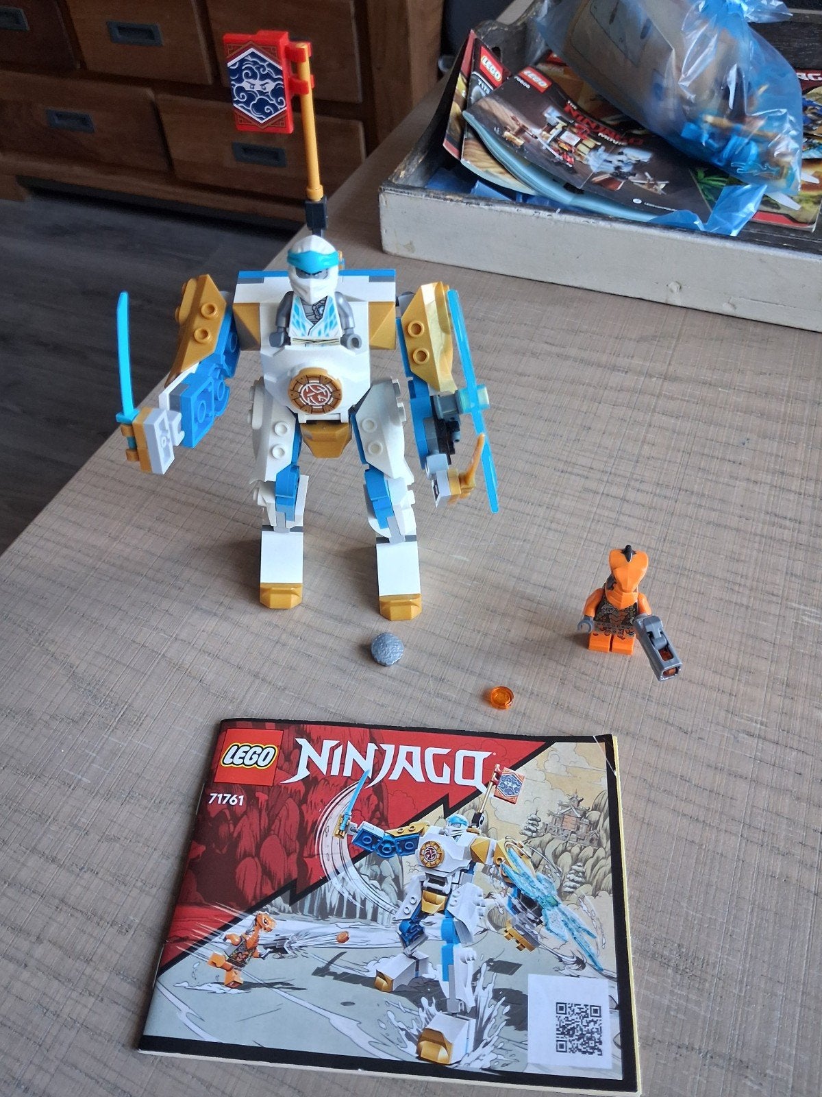 Lego Ninjago Jay's Gouden Draak Mech - Set 71761, Compleet, Lego, Ophalen of Verzenden, Zo goed als nieuw