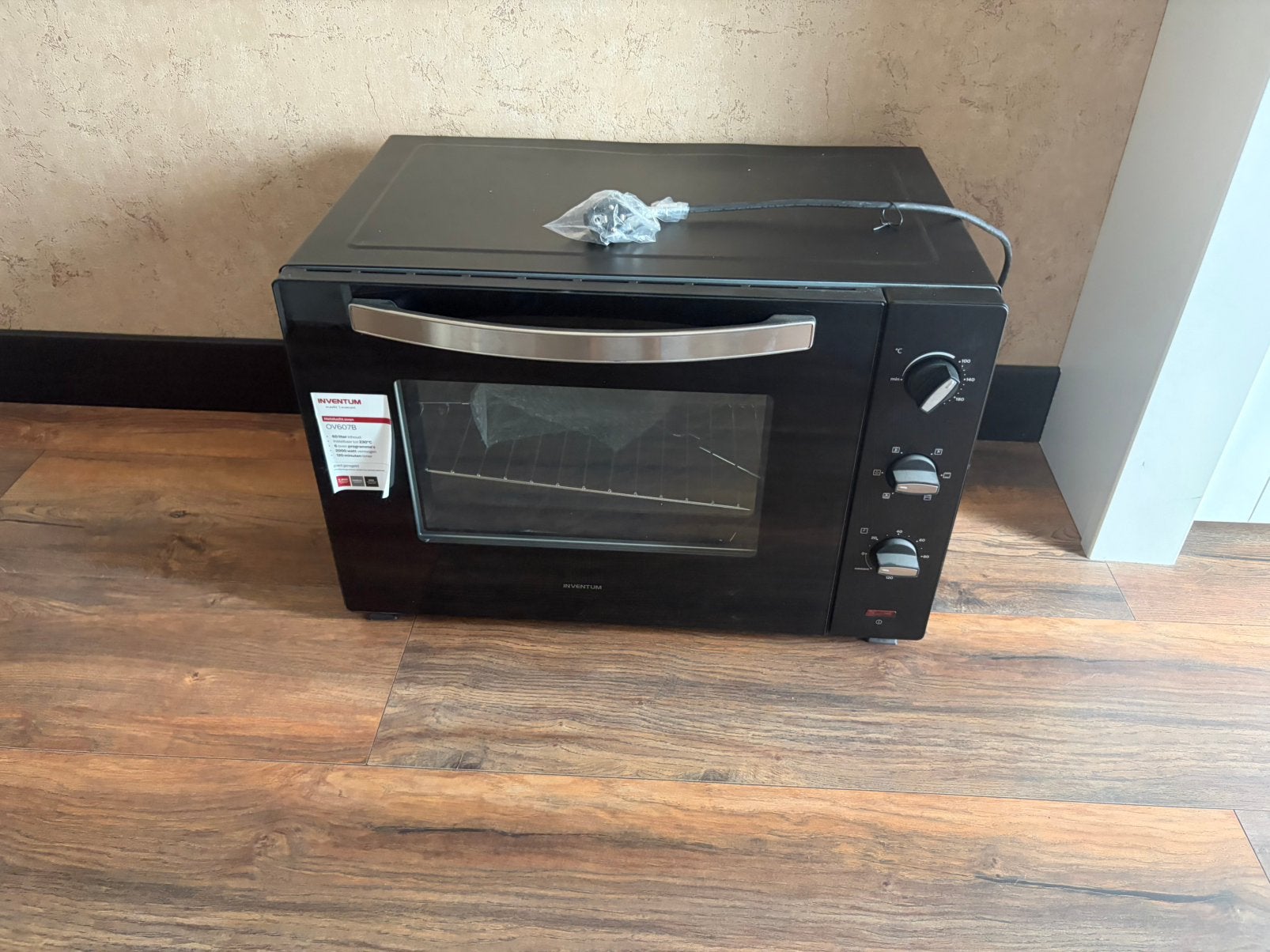 Inventum OV607B Heteluchtoven - Nieuw en ongebruikt, Witgoed en Apparatuur, Ovens, Ophalen, 45 tot 50 cm, Hete lucht, Nieuw