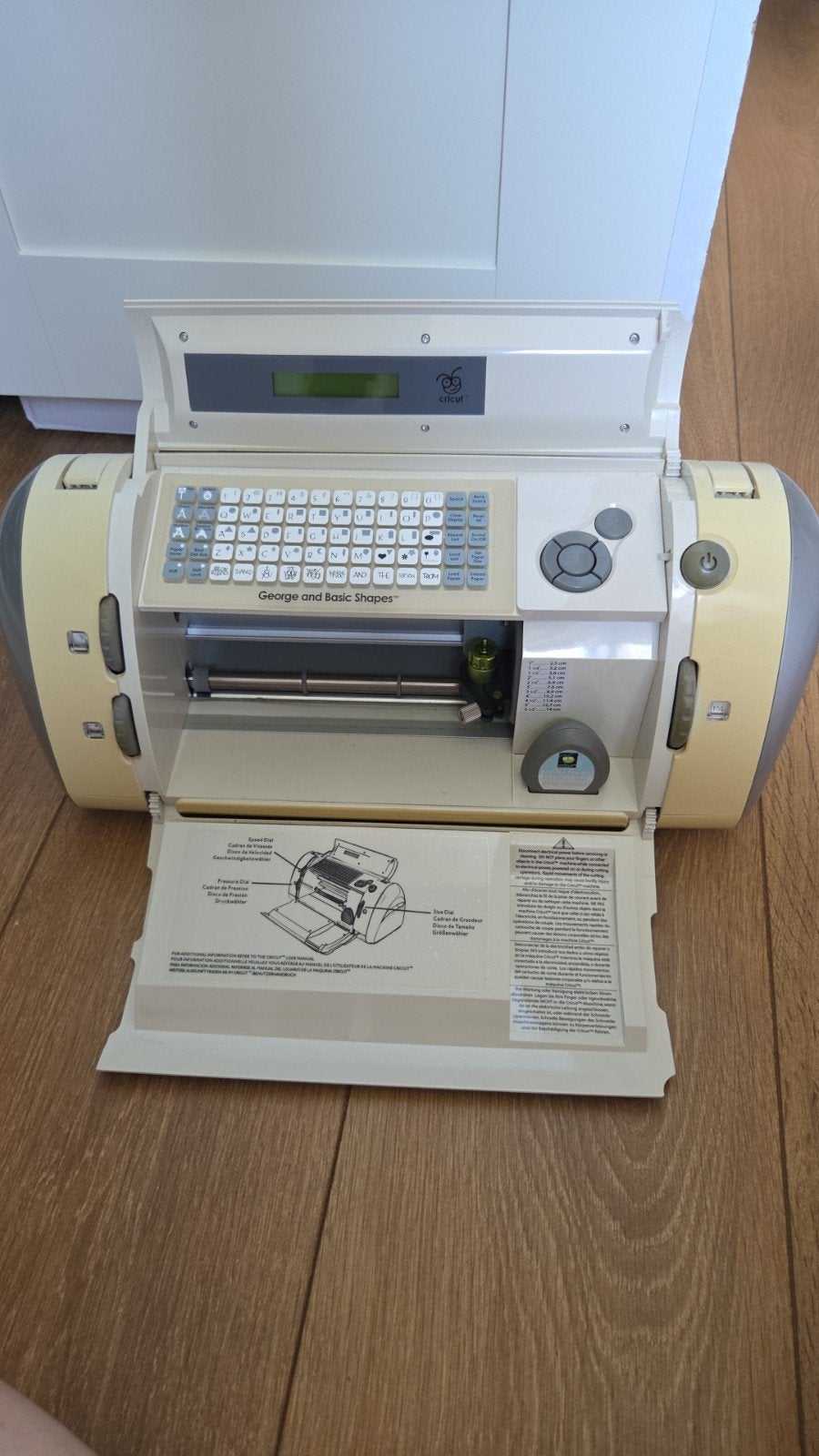 Cricut Expression snijmachine met 3 cartridges, Gebruikt, Beige, Kunststof, Machine