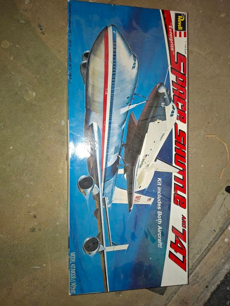 Revell Space Shuttle & 747 modelkit - 1/144, 1:72 tot 1:144, Gebruikt, Verzenden, Revell
