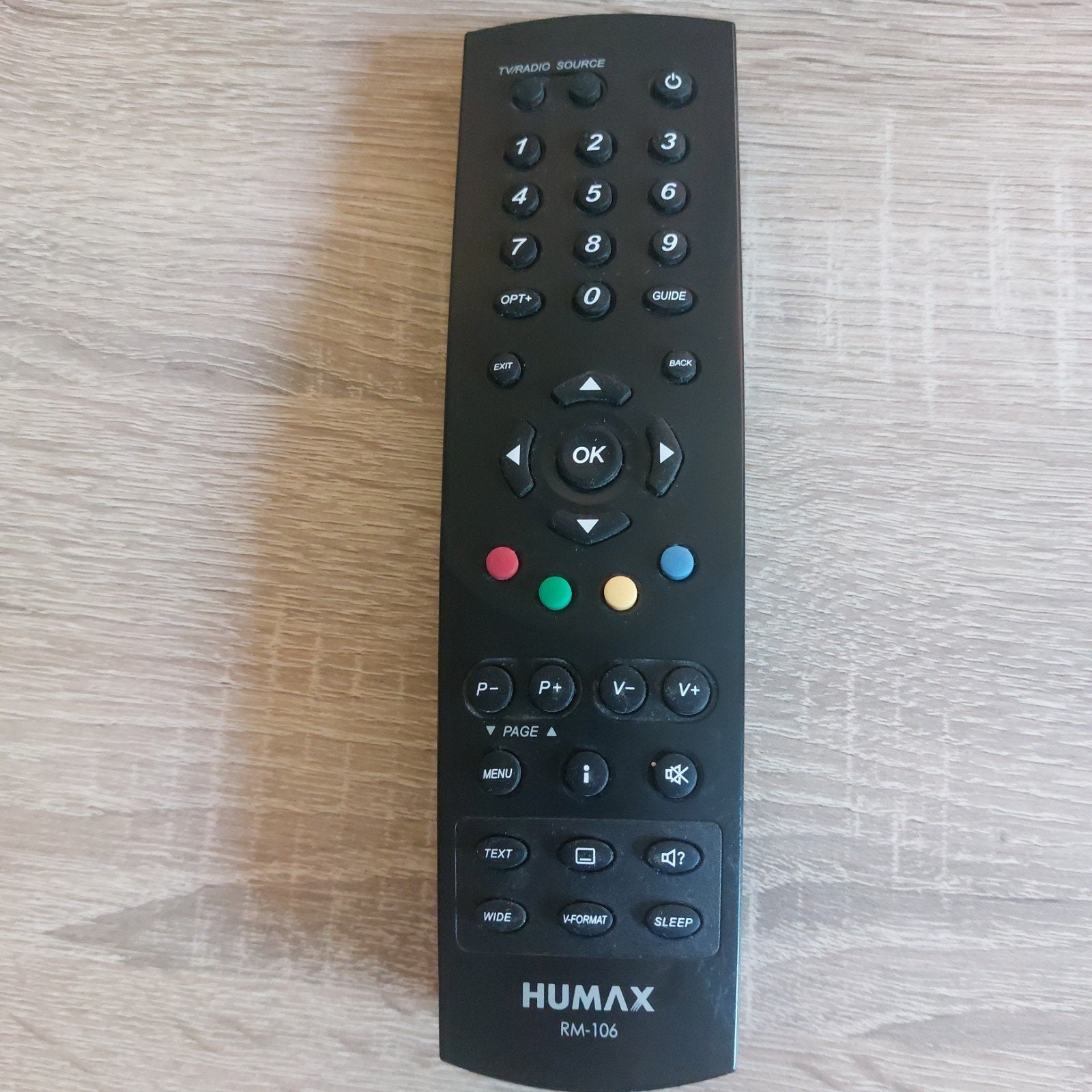 Humax RM-106 Afstandsbediening, Audio, Tv en Foto, Ophalen of Verzenden, Gebruikt, Origineel, Mediaspeler