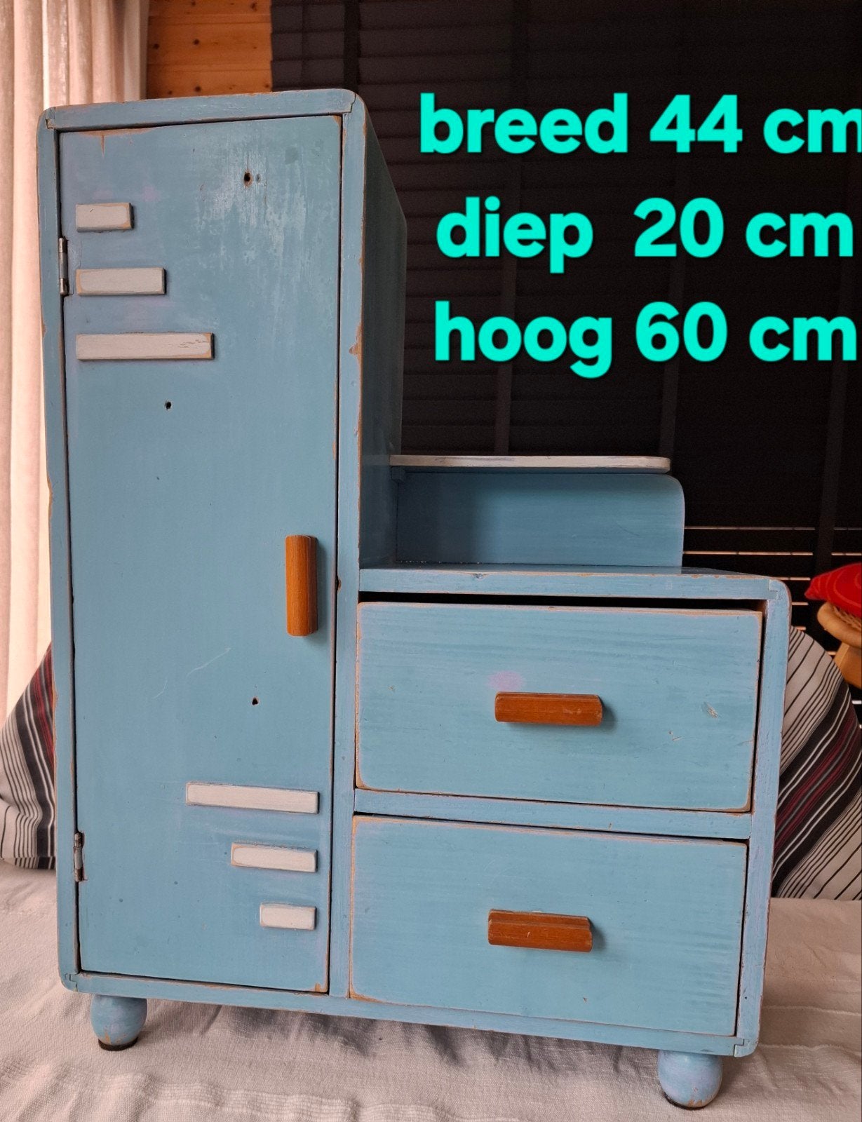 leuk oud kastje, Ophalen, Gebruikt