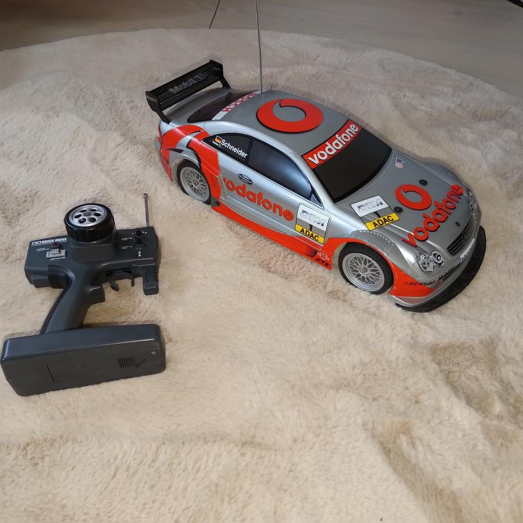 Tamiya Mercedes DTM 27MHz RC Auto, Elektro, Gebruikt, Ophalen of Verzenden, Schaal 1:10