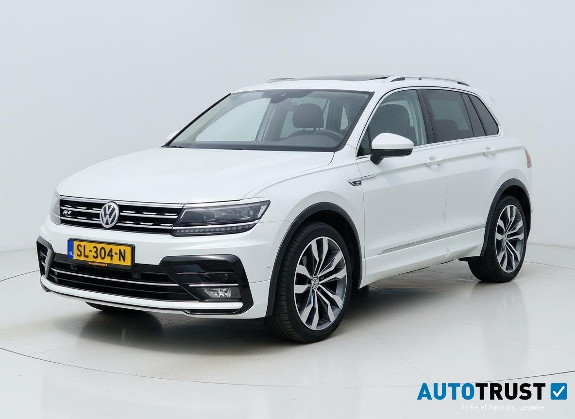 Volkswagen Tiguan 1.4 TSI 150PK R-LINE Highline ADAP CRUISE, 4 cilinders, 150 pk, Wit, Origineel Nederlands