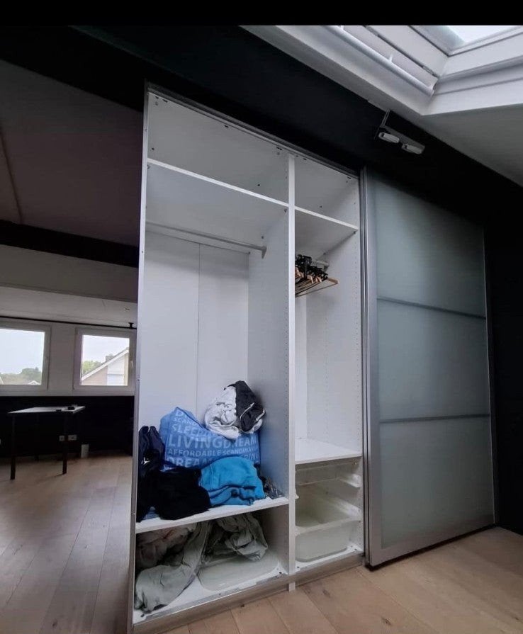 Gratis IKEA Pax schuifdeuren (250x236 cm) - gedemonteerd, Gebruikt, 200 cm of meer, Ophalen of Verzenden, 200 cm of meer