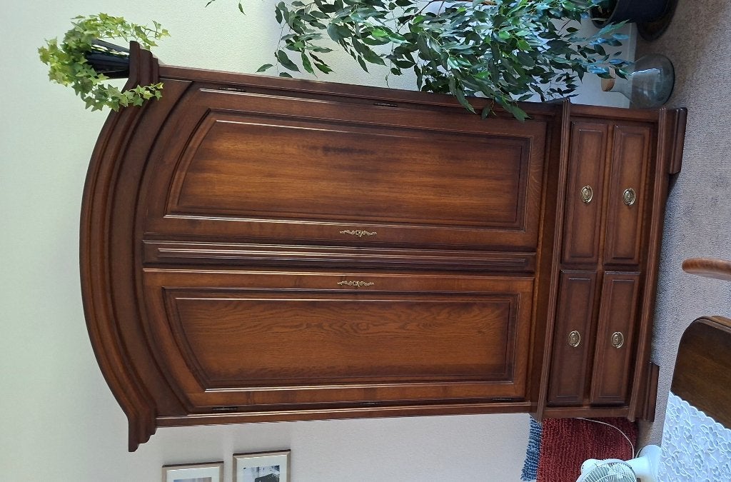 Kast donker eiken patiné, Ophalen