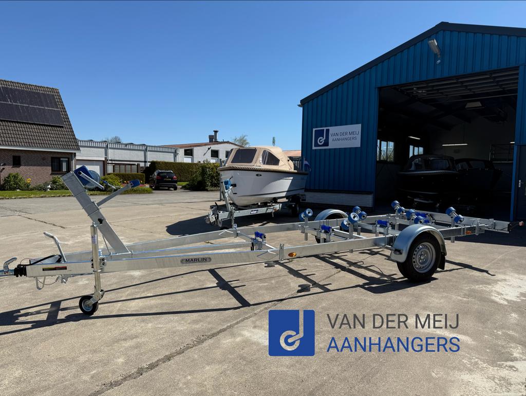Marlin Boottrailer 1500kg, Watersport en Boten, Boottrailers, Ophalen, Minder dan 1500 kg, Gebruikt, 6 tot 9 meter