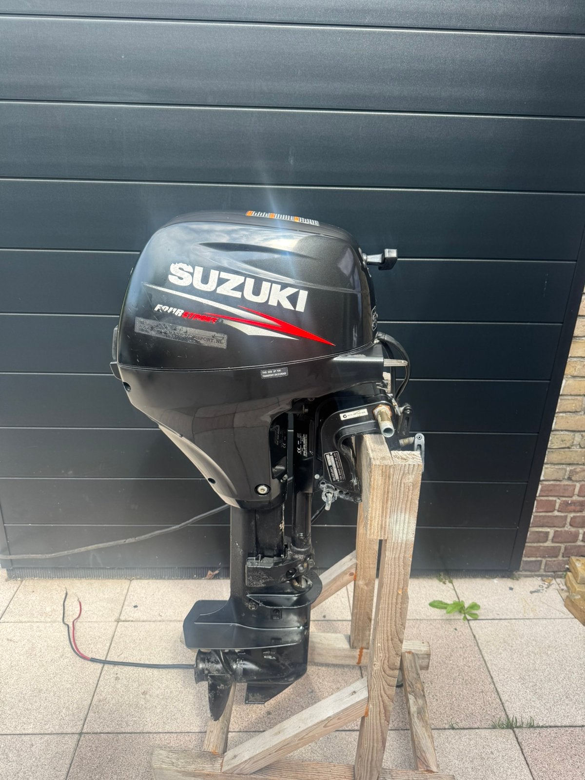 Suzuki 9,9 pk buitenboordmotor elektrische gestart, Ophalen, 5 tot 10 pk, Zo goed als nieuw, Benzine
