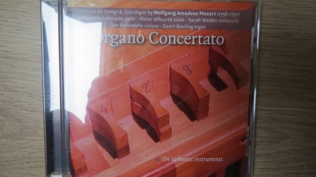 Cd orgel en orkest: Organo Concertato, Geert Bierling Mozart, Cd's en Dvd's, Ophalen of Verzenden, Classicisme, Zo goed als nieuw