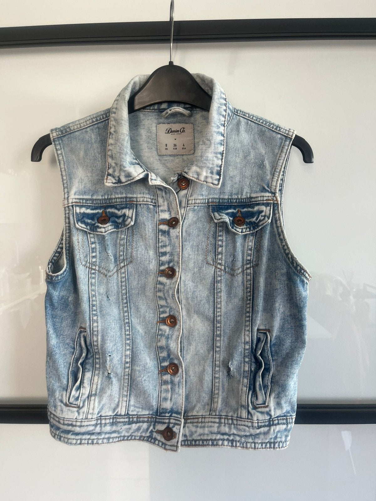 PRIMARK Gilet maat S, Ophalen of Verzenden, Zo goed als nieuw, Maat 36 (S), Blauw
