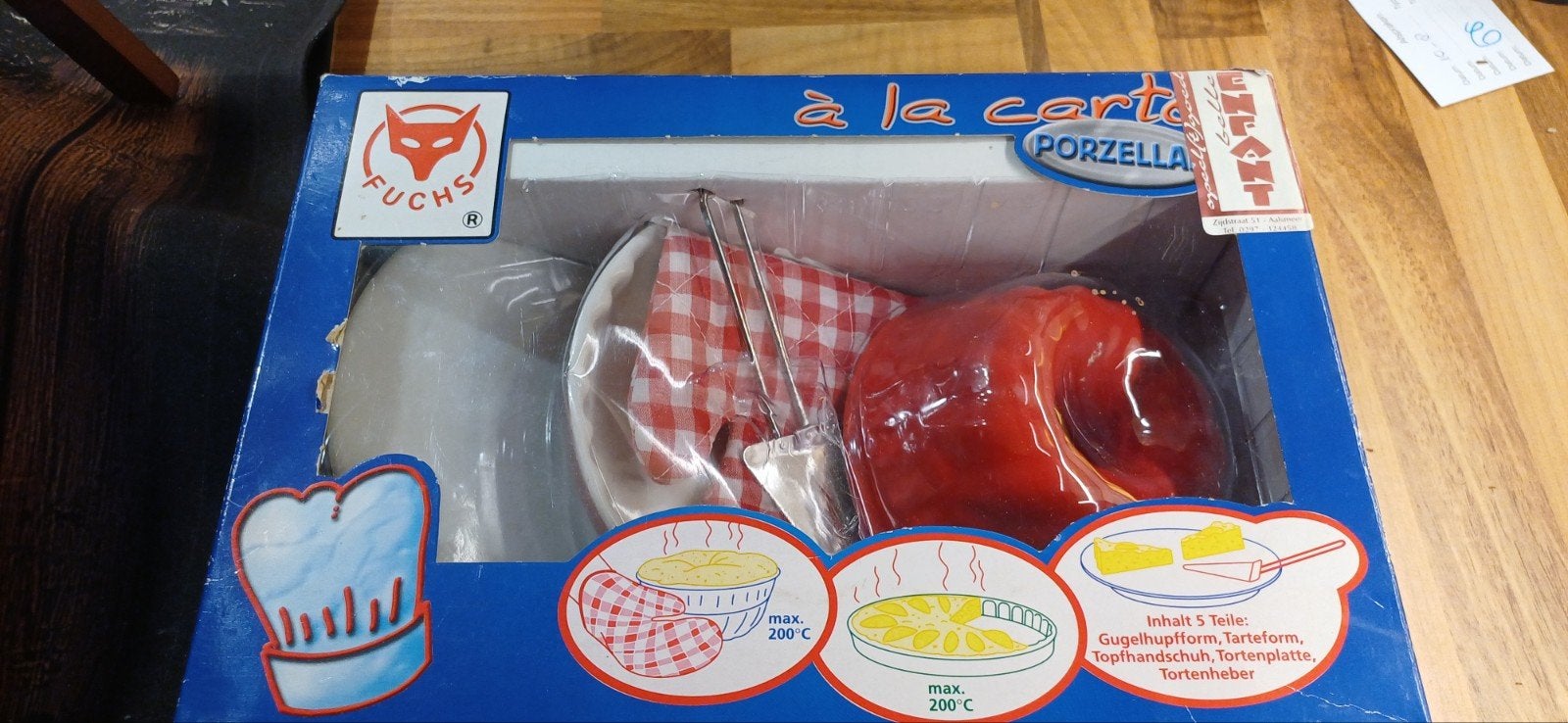 Fuchs A La Carte Porzellan Bakset voor Kinderen, Ophalen of Verzenden, Nieuw, Knutselen