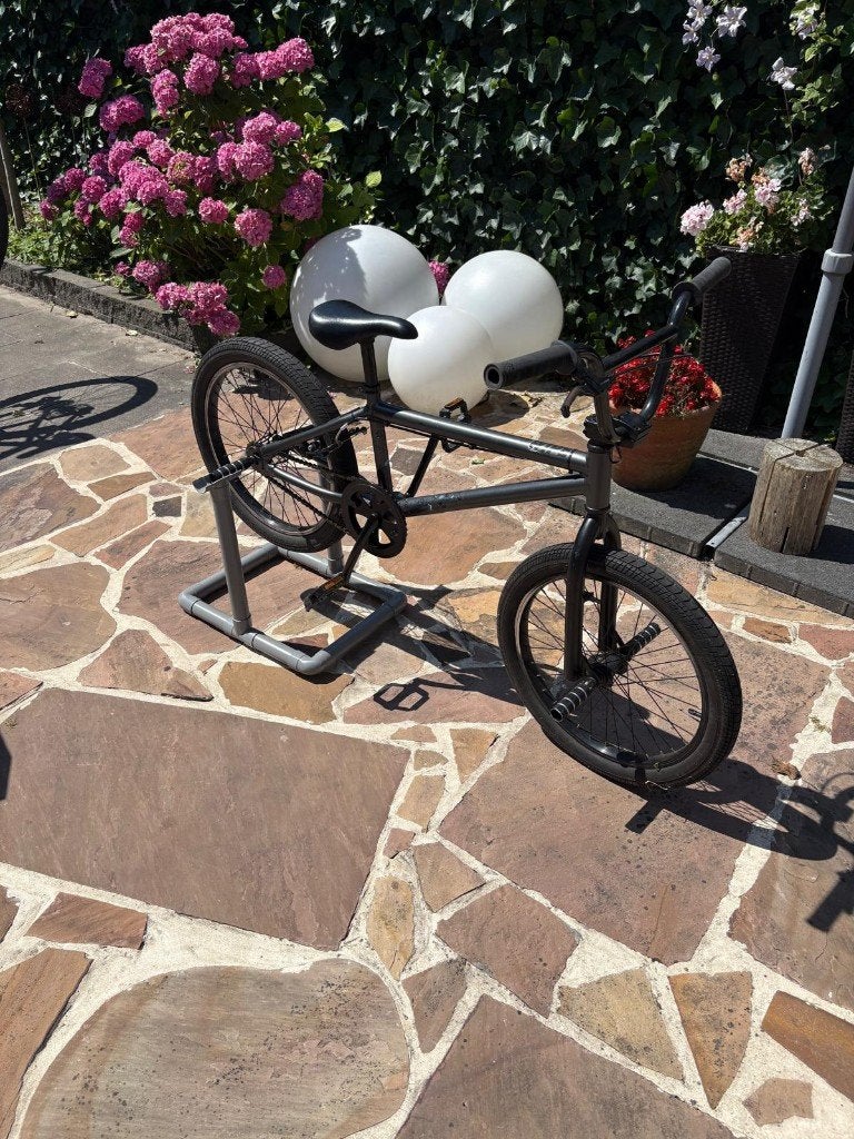 BMX fiets zwart, Fietsen en Brommers, Ophalen, Staal, Velgrem, B'Twin