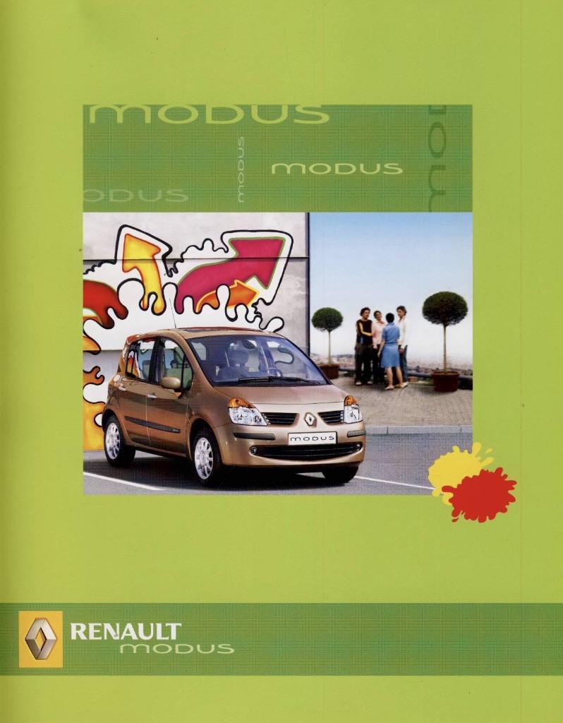 Brochure Renault Modus, Ophalen of Verzenden, Zo goed als nieuw, Renault