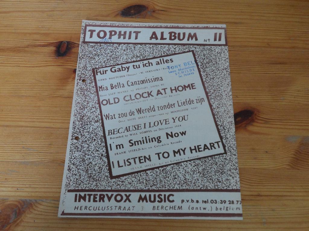 Tophit album nr. 11, Gebruikt, Ophalen of Verzenden, Keyboard, Artiest of Componist